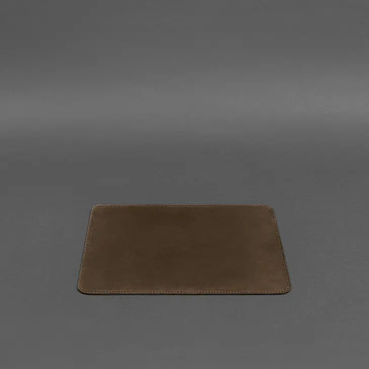 Коврик для мышки из натуральной кожи 1.0 темно-коричневый Crazy Horse - фото 6