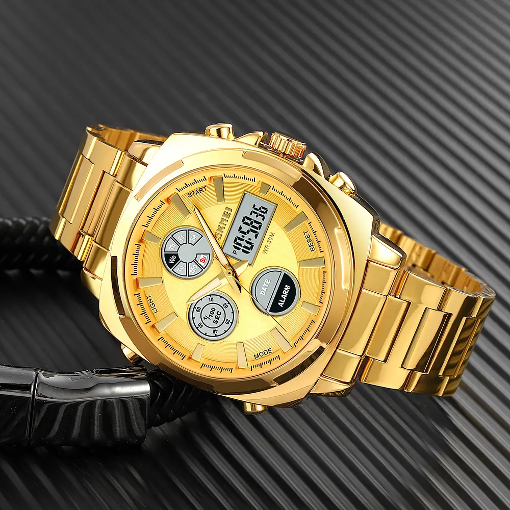 Наручные часы мужские 1673GDGD Gold-Gold Skmei acs0030634 - фото 4