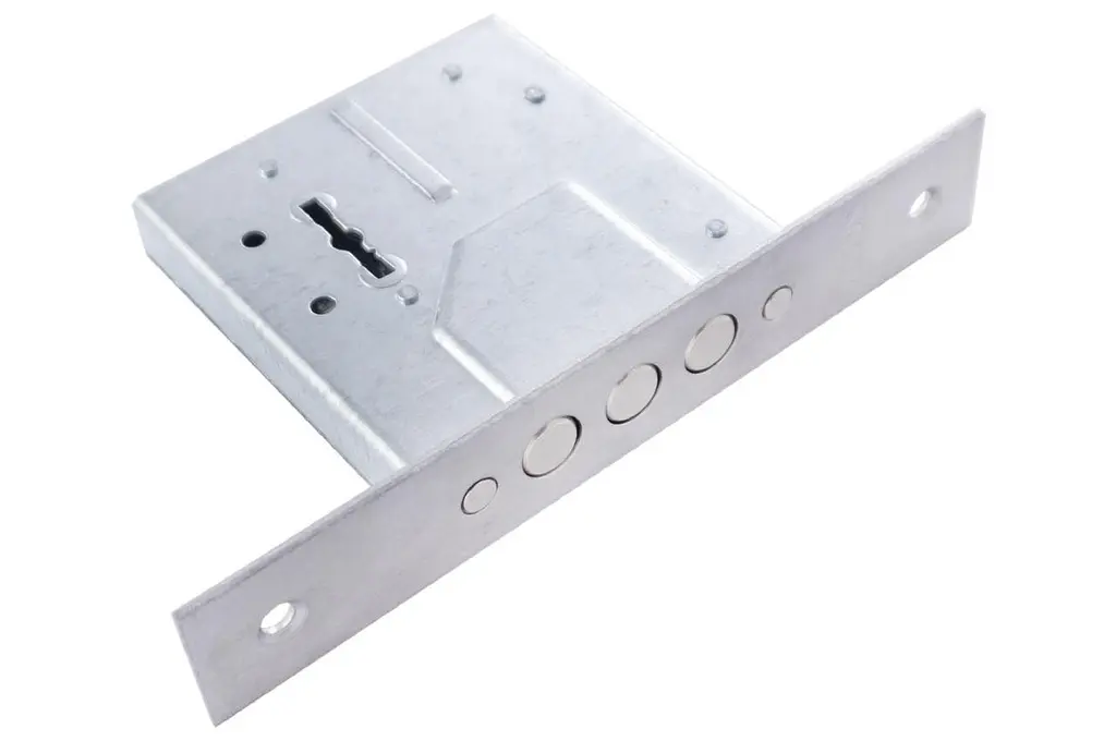 Замок врізний сувальдний дверний FZB CY1082 метал 5кл CP - фото 3