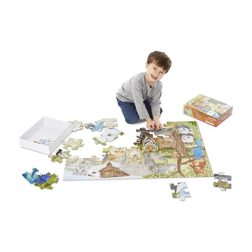 Пазл Melissa&Doug Мега "Вимираючі види тварин", 48 елементів (MD4437) - фото 2