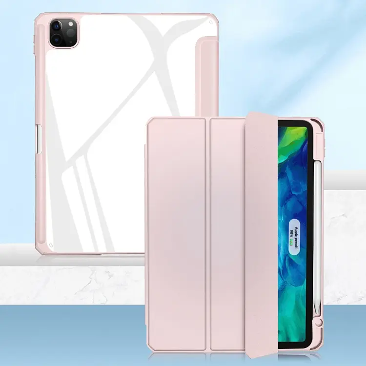 Чохол-книжка Mutural Pinyue Smart Case для Apple iPad Pro 12.9" M1 [2021] Pink [74648] - фото 2