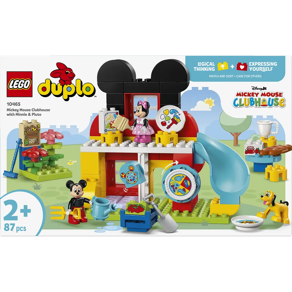 Конструктор LEGO DUPLO Disney Міккі Маус: Клубний будинок з Мінні та Плуто 87 деталей (10465) - фото 2
