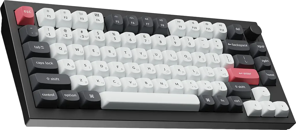 Клавіатура бездротова Keychron Q1 HE Magnetic Switch Black RGB (Q1H-M1-UA) - фото 3