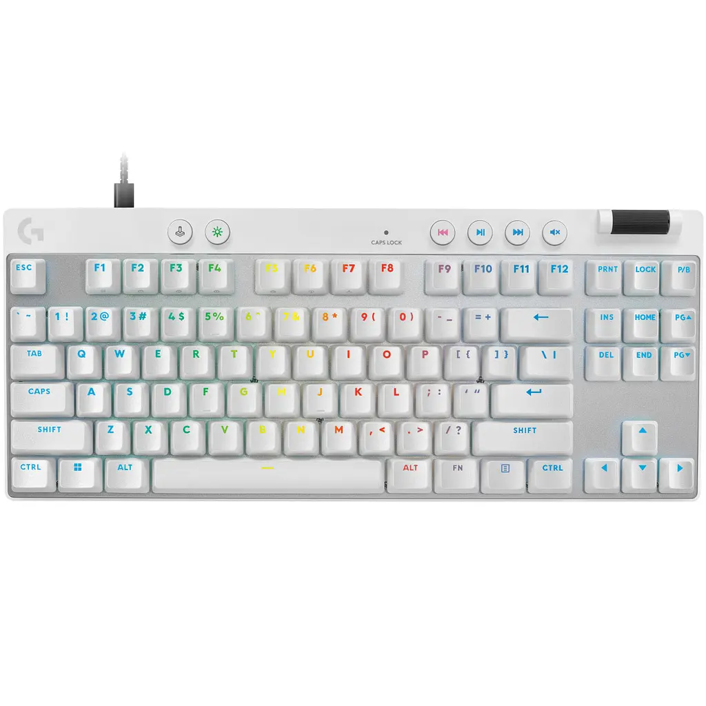 Клавiатура Logitech G PRO X TKL Rapid Білий (920-013242)