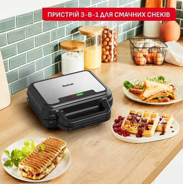 Бутербродниця Tefal SW383D10 (3 в 1) - фото 5