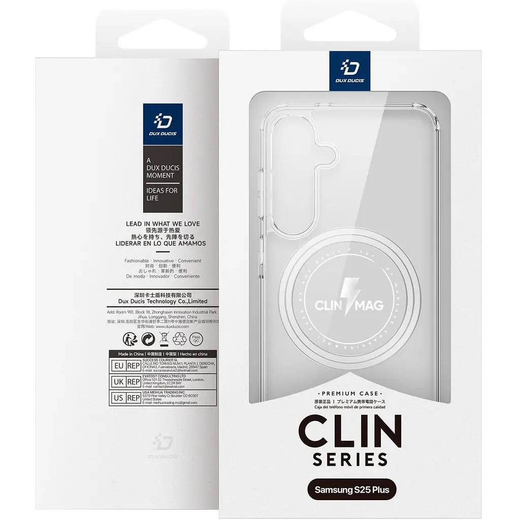 Чехол Dux Ducis Clin Mag with MagSafe для Samsung Galaxy S25 Plus Transparent [134547] - фото 4