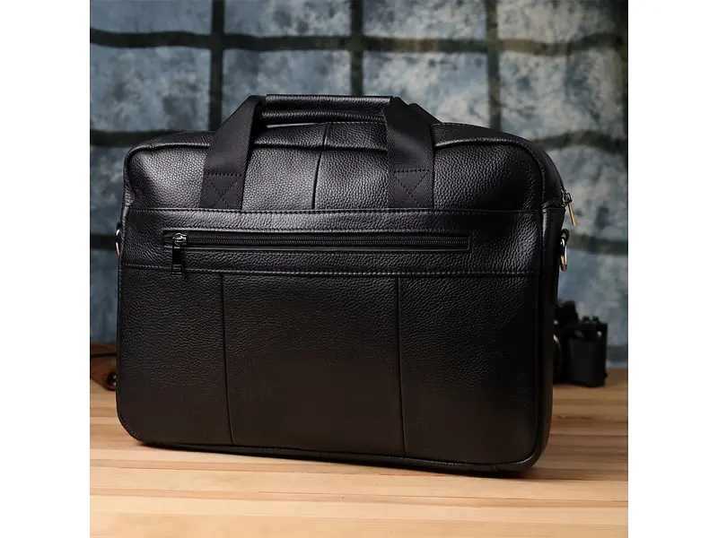 Діловий портфель для чоловіків із натуральної шкіри Vintage 39×29×8 см sum0027441 - фото 10