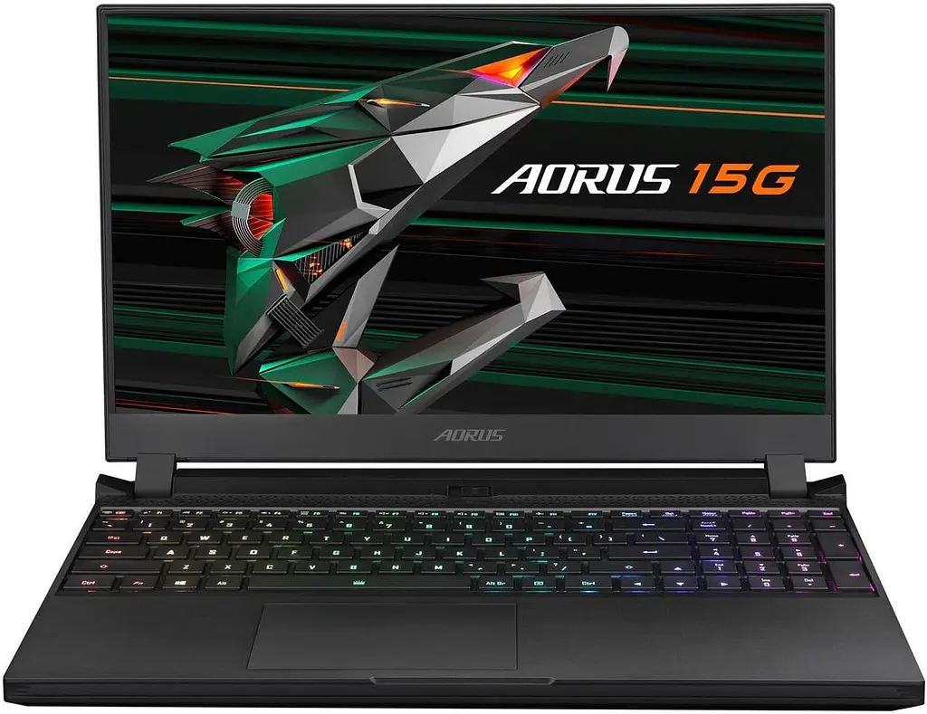 Ноутбук Gigabyte Aourus 15G / 240 Hz / i7 (10870H) / RAM 64 GB / RTX 3080 8 GB / SSD 1000 GB Refurbished