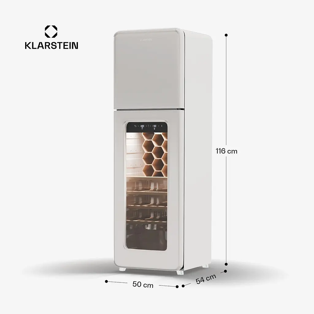 Винный холодильник Klarstein Shirley с морозильной камерой (10046356) - фото 7