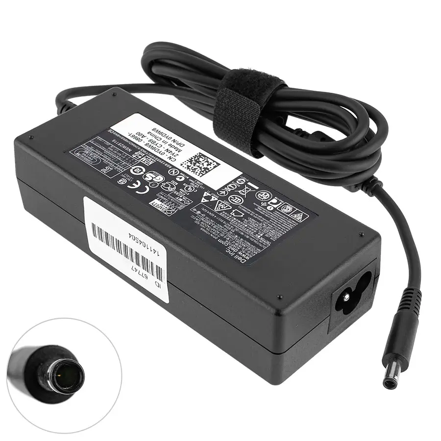 Блок живлення для ноутбука Dell 19.5V, 4.62A, 90W, 4.5x3.0-PIN, Black (без кабеля) - фото 2