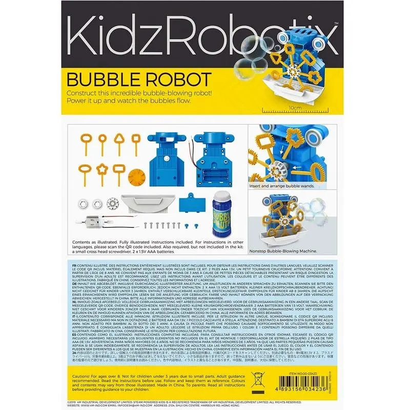 Набор для исследований 4М Робот-мыльные пузыри (00-03423) - фото 2