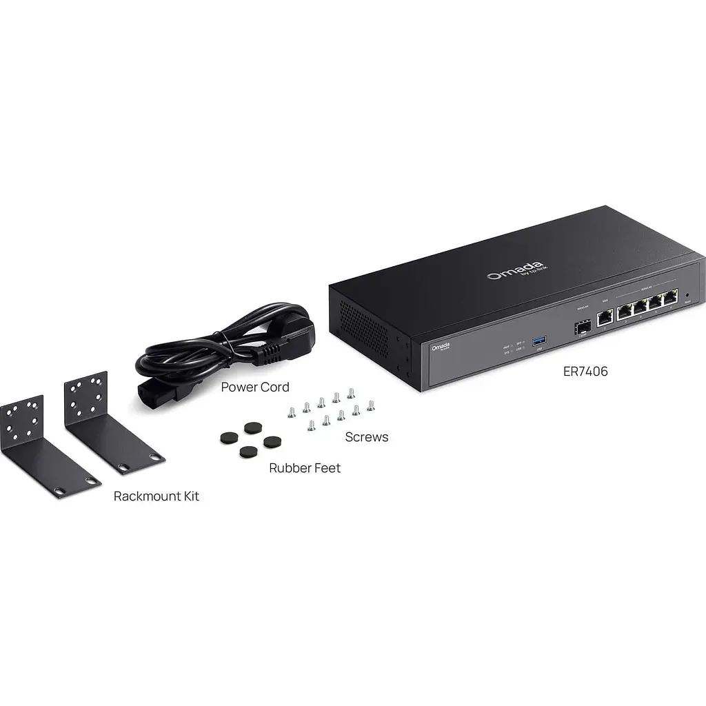 Маршрутизатор TP-Link ER7406 4xGE LAN/WAN 1xGE WAN 1xSFP 1xUSB 3.0 мультисервісний - фото 6