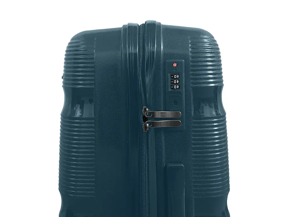 Валіза середня Milano bag 0307 поліпропілен Морська хвиля - фото 6