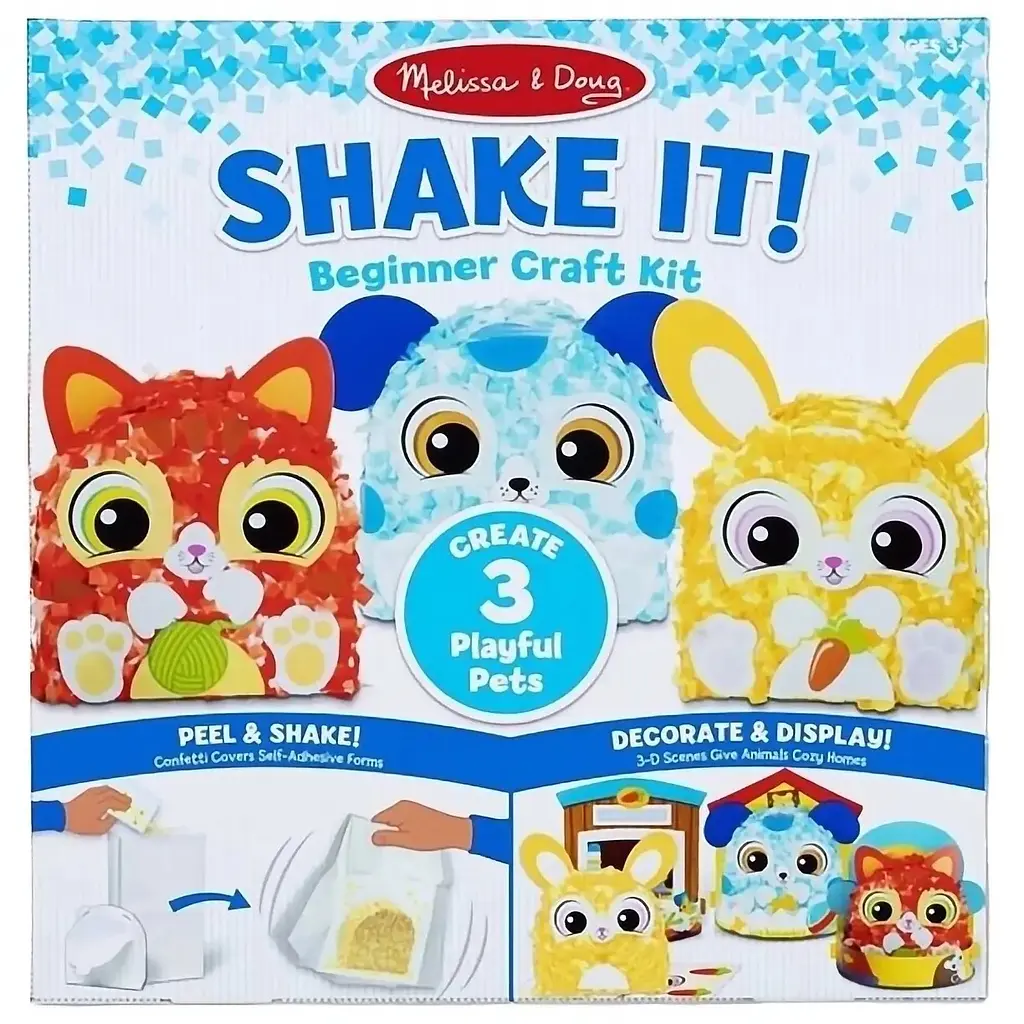 Набір для творчості Melissa & Doug Вироби з конфетті Домашні тварини (MD30184)