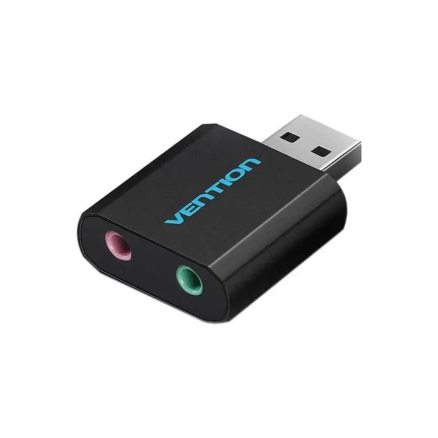 Внешняя звуковая карта Vention USB External Sound Card (VAB-S17-B) адаптер - фото 4
