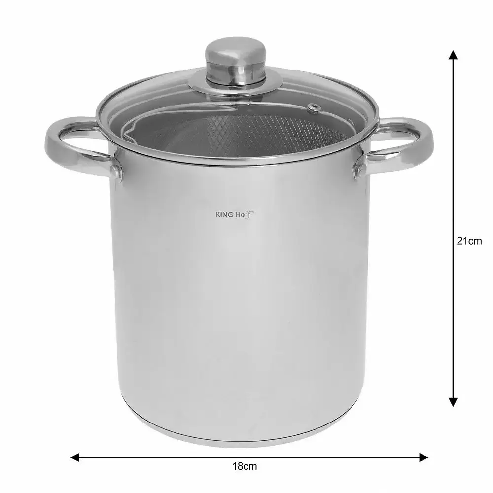 Каструля з друшляком для макаронів KingHoff KH-1525 - фото 3