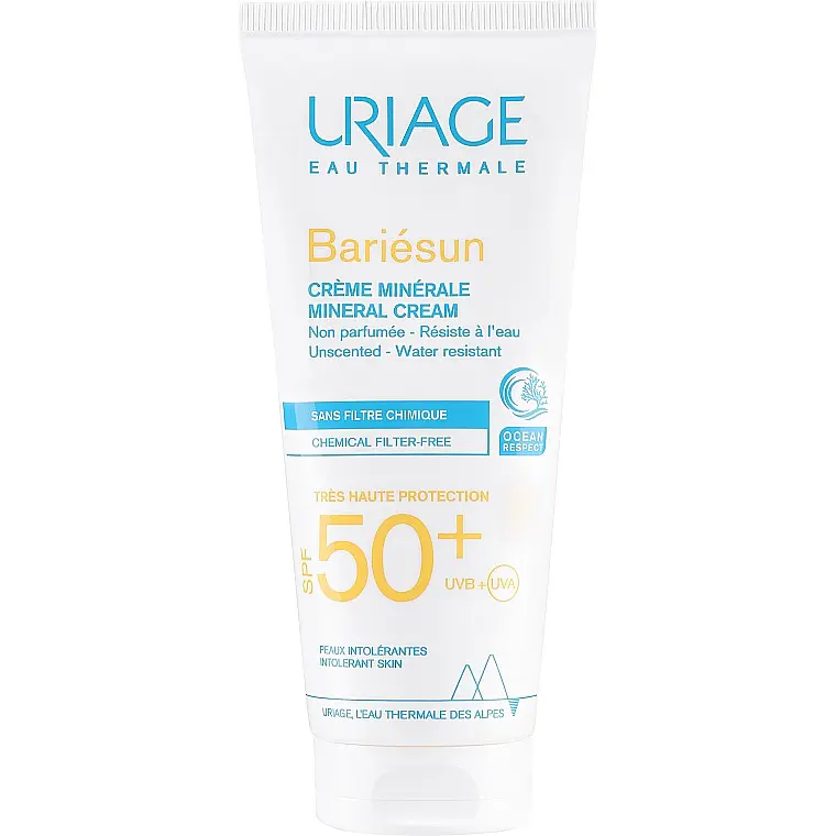 Солнцезащитный минеральный крем Uriage Bariesun SPF50+, 100 мл - фото 2
