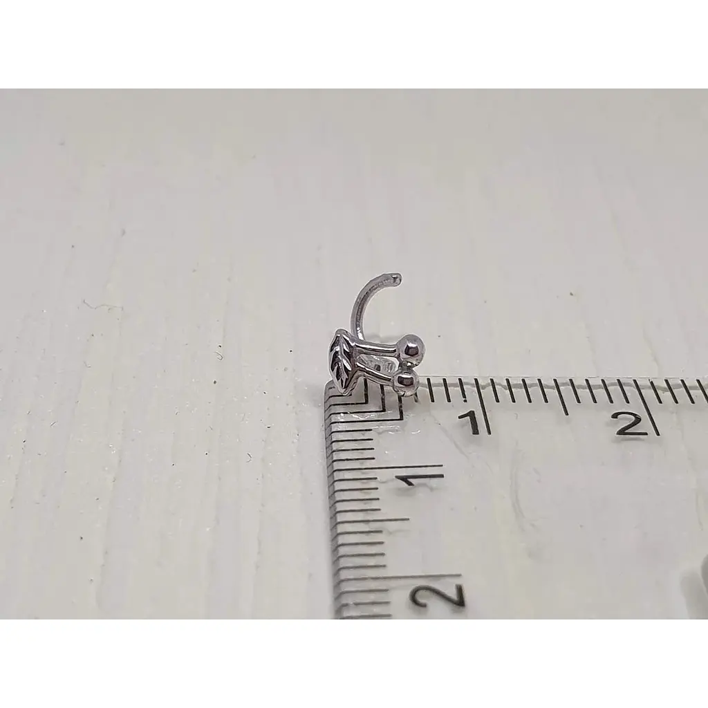 Срібна сережка-пірсинг Астор в ніс. 918-2435Р - фото 3