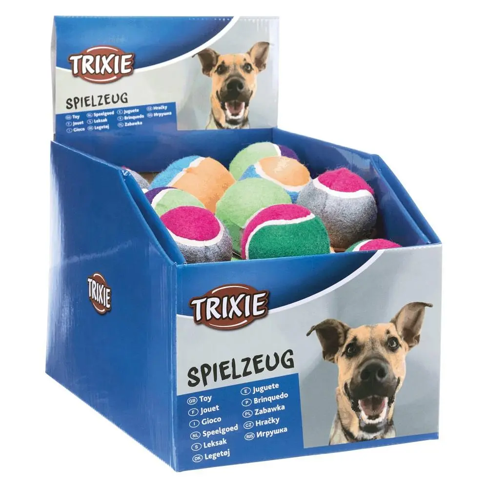 Игрушка Trixie Мяч теннисный для собак d6 см - фото 2