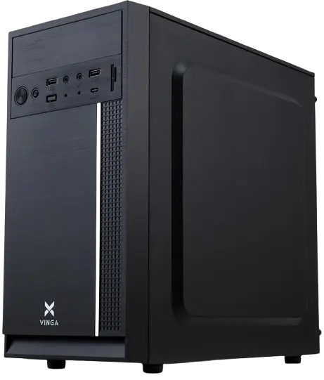 Корпус Vinga CS116 500W Black (CS116-500W) - фото 2