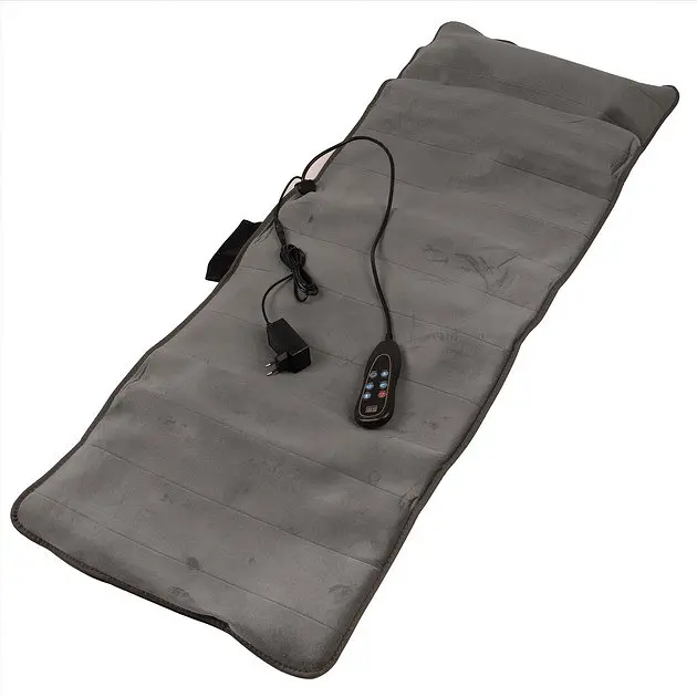 Массажный матрас с подогревом full body massage mattress Серый, массажная накидка с подогревом на стул кровать - фото 8