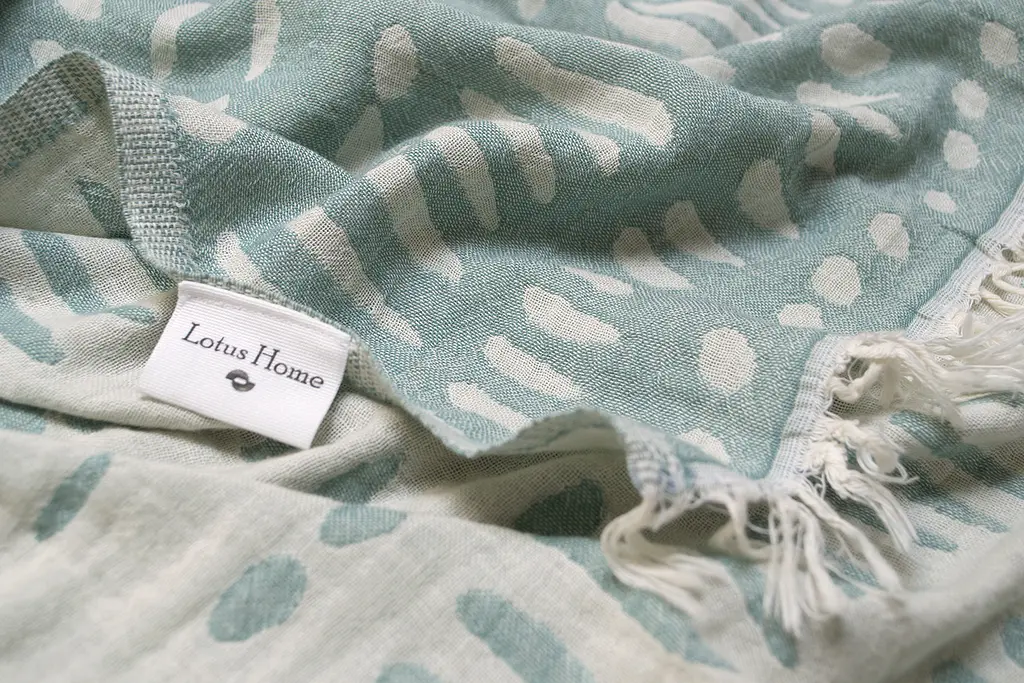 Покрывало Lotus Home - Malia yesil зеленый 190x225 - фото 4