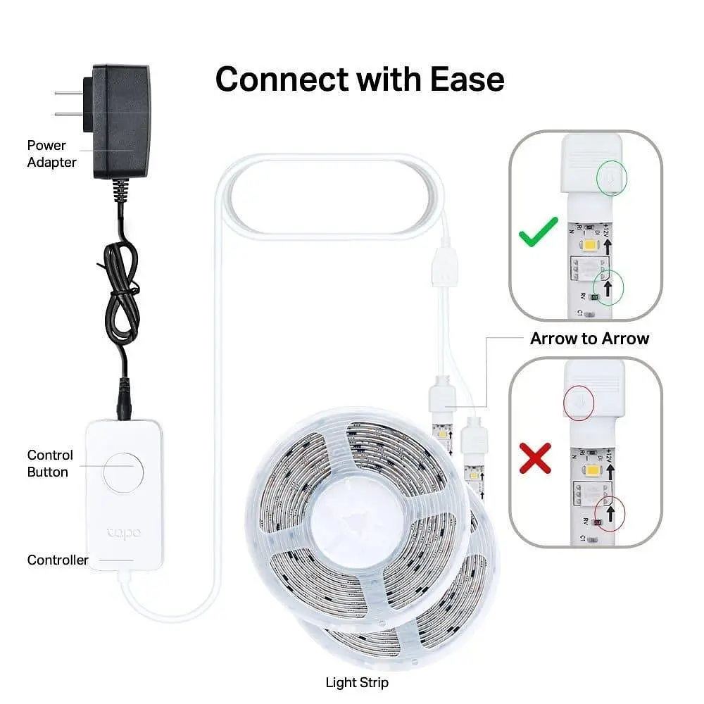 Розумна багатобарвна Wi-Fi стричка TP-LINK TAPO L930-10 - фото 4