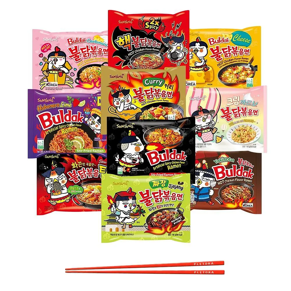 Локшина швидкого приготування Samyang Buldak Habanero Lime Flavour Instant Noodles 135г - фото 8