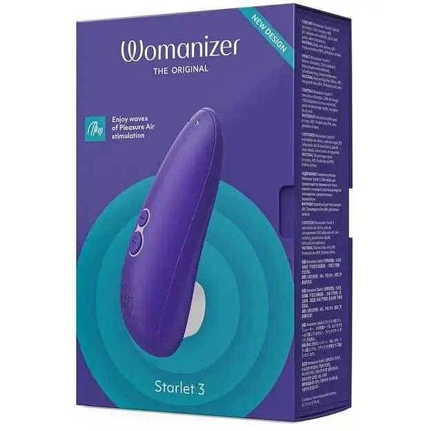 Вакуумный клиторальный стимулятор Womanizer Starlet 3 Indigo - фото 2