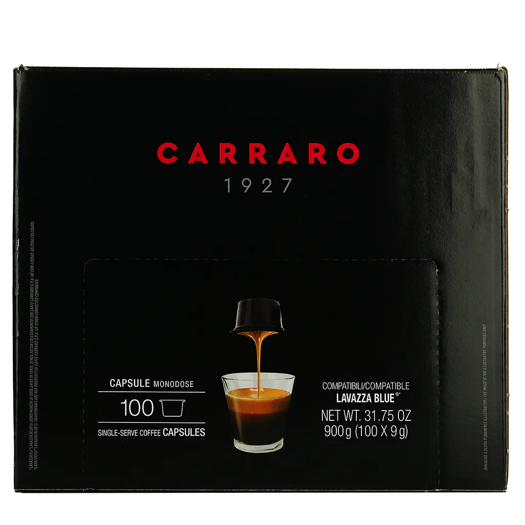 Набір кава в капсулах Carraro Lavazza Blue Primo Mattino, 100 капсул - фото 2