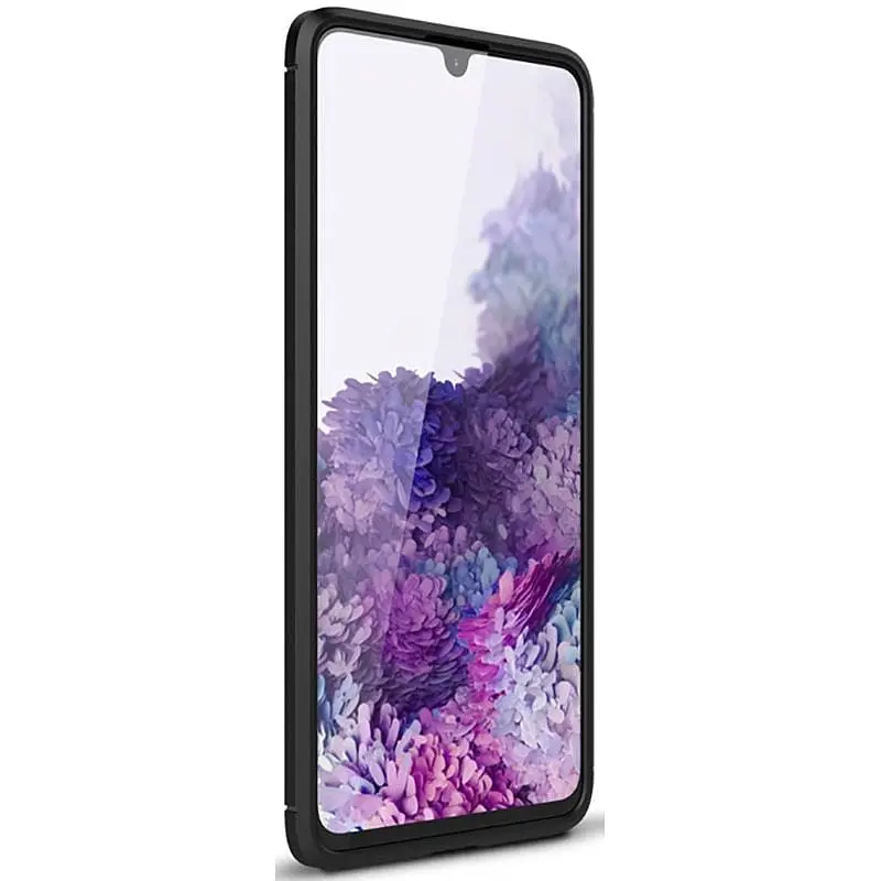 Чохол-накладка Toto Carbon Brush TPU Case Samsung Galaxy A41 Black - фото 2