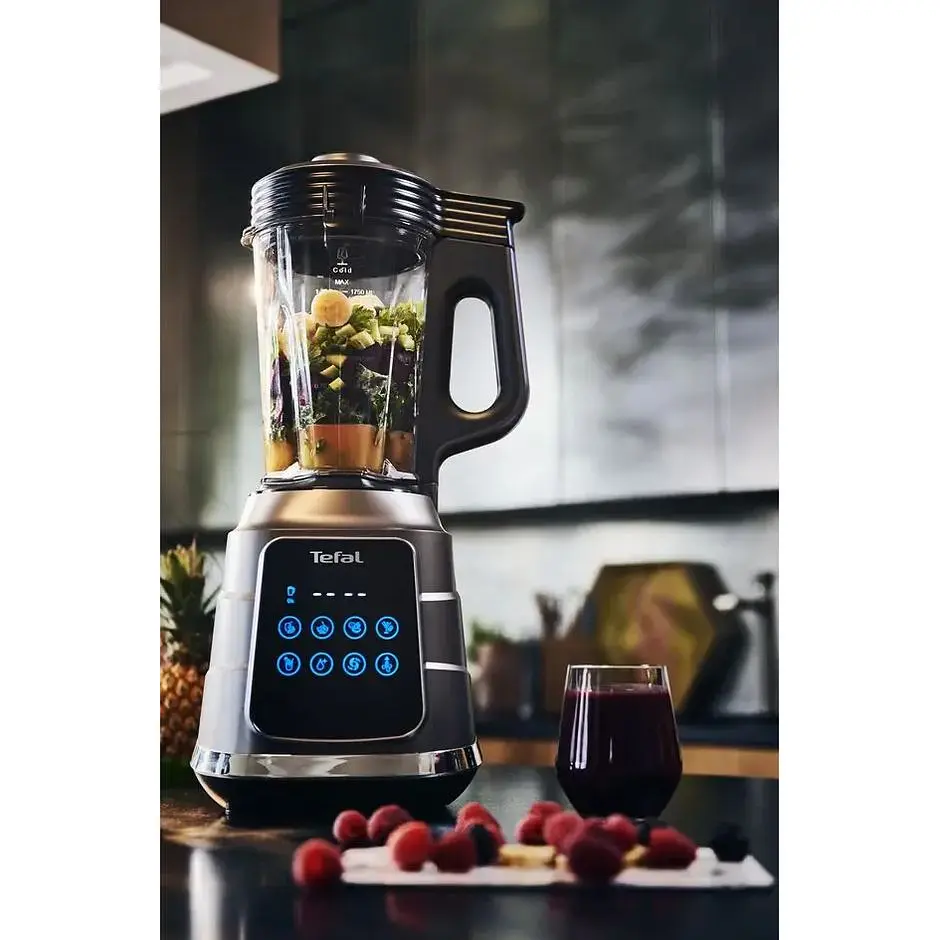 Блендер стаціонарний вакуумний Tefal Ultrablend Vacuum Boost 1300 Вт чаша 2500 мл додаткова чаша 1400 мл сріблясто-чорний (BL985A31) - фото 13