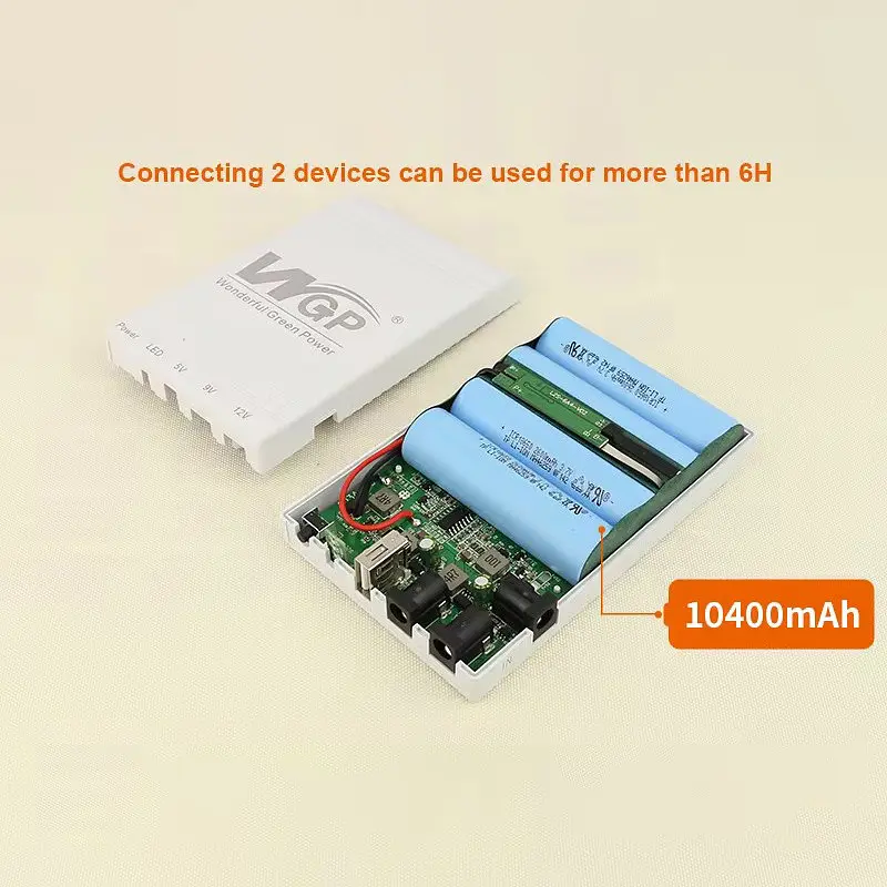 Джерело безперебійного живлення UPS WGP-103 для роутера/модему 10400 mAh - фото 3