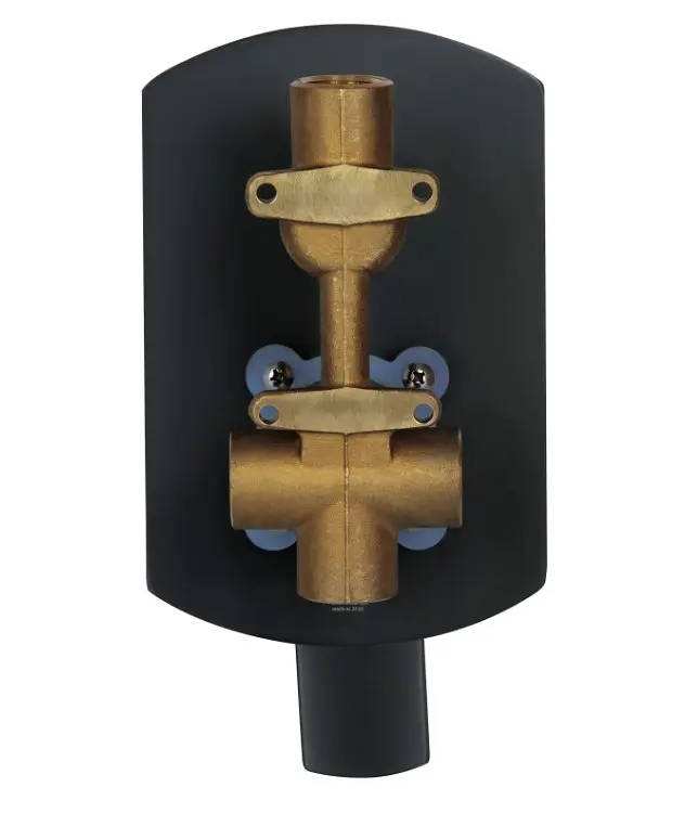 Душова система універсальна Qtap Slavonice Gunmetal Black PVD прихованого монтажу QTSLA113GMB45899 - фото 4