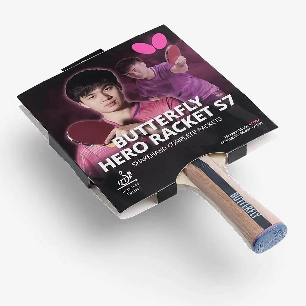 Ракетка для настільного тенісу Butterfly HERO Racket S7 Lin Yun-Ju (6251770002) - фото 6