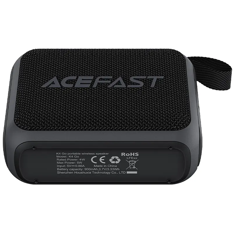 Bluetooth Колонка K4 Go Black Acefast teh0029773 - фото 7