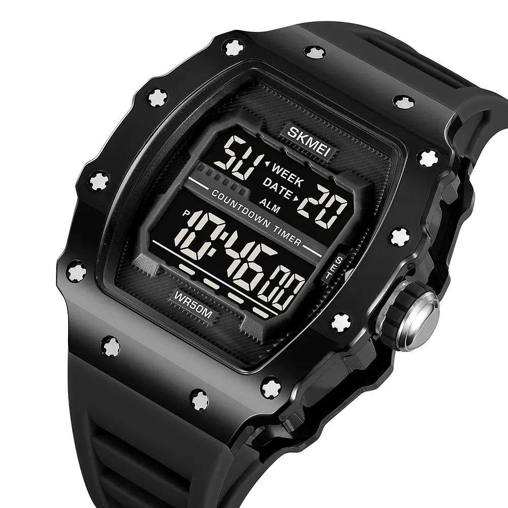 Чоловічий наручний годинник 2296BTBKBK Bright Black Skmei acs0030045 - фото 3