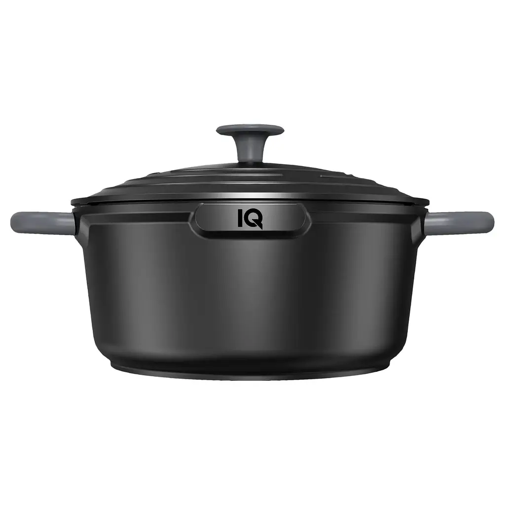 Кастрюля IQ Be Creative алюминиевая с крышкой 18 см 1.7 л (IQ-2047-18) - фото 2