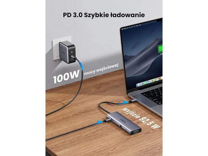 Док-станція UGREEN CM498 Revodok 10-in-1 USB-C (15601) - фото 4