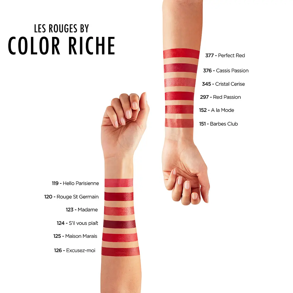 Помада для губ L’Oréal Paris Color Riche, тон 120 (Rouge St), 28 г (A9998900) - фото 10