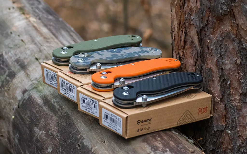 Ніж складаний Ganzo G727M камуфляж - фото 7