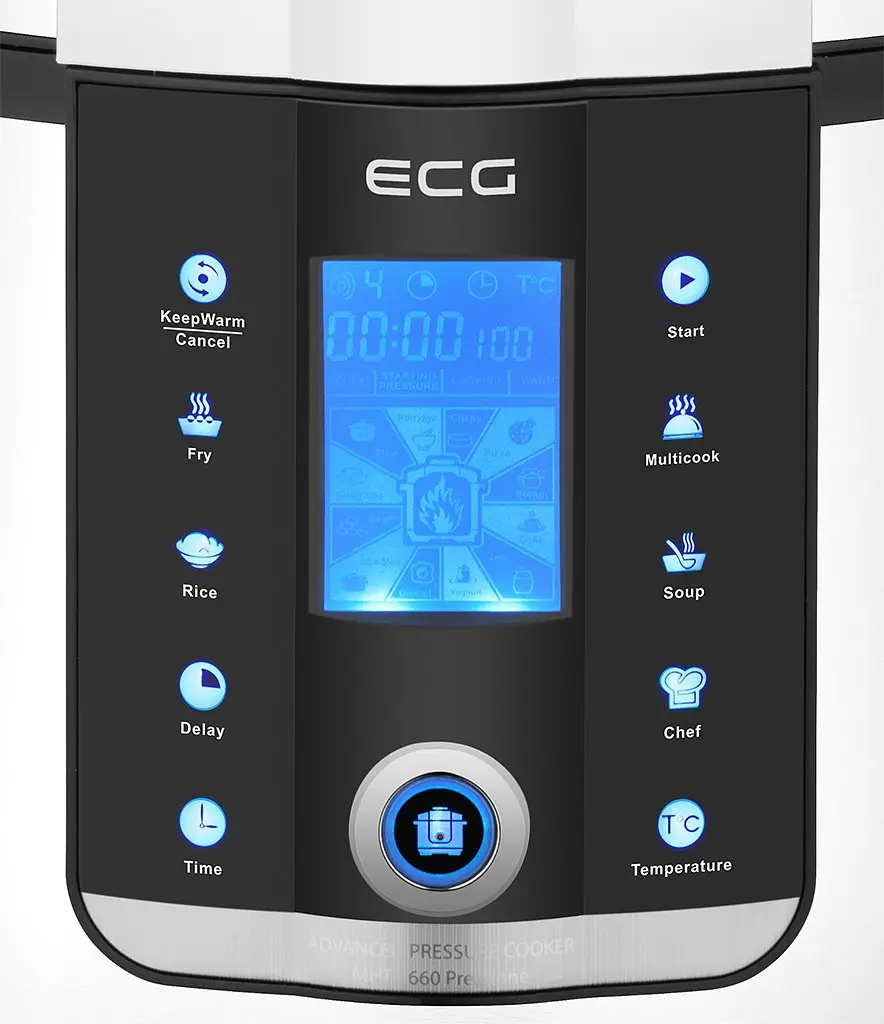 Мультиварка-скороварка ECG MHT 1660 Pressione - фото 8