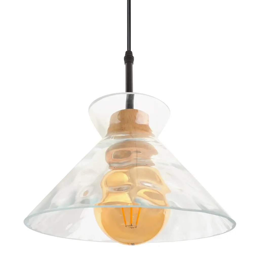 Люстра подвесная Brille современная E27 60W BK (BR-01 479S/1) - фото 2