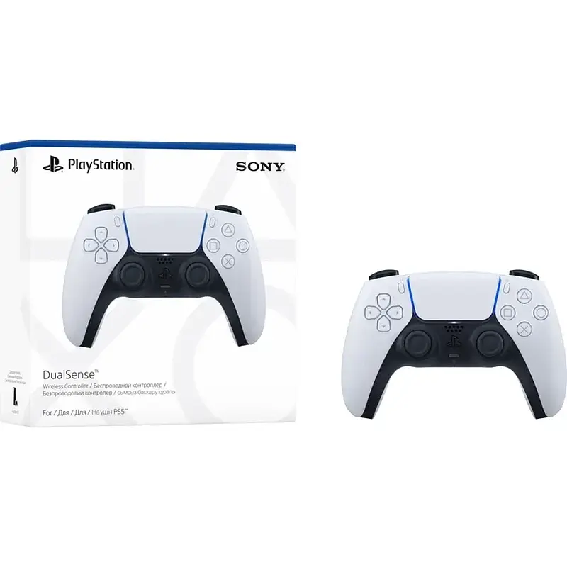 Геймпад бездротовий Sony PlayStation 5 Dualsense White (1000050246)