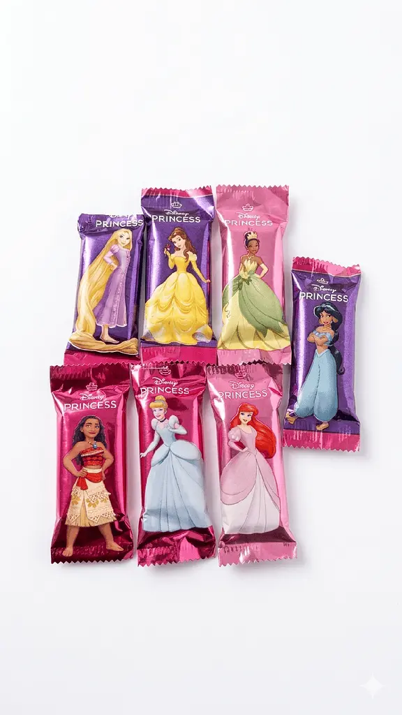Шоколадний батончик Palmer Disney Princess Mini Chocolate Bar 1 шт - фото 6