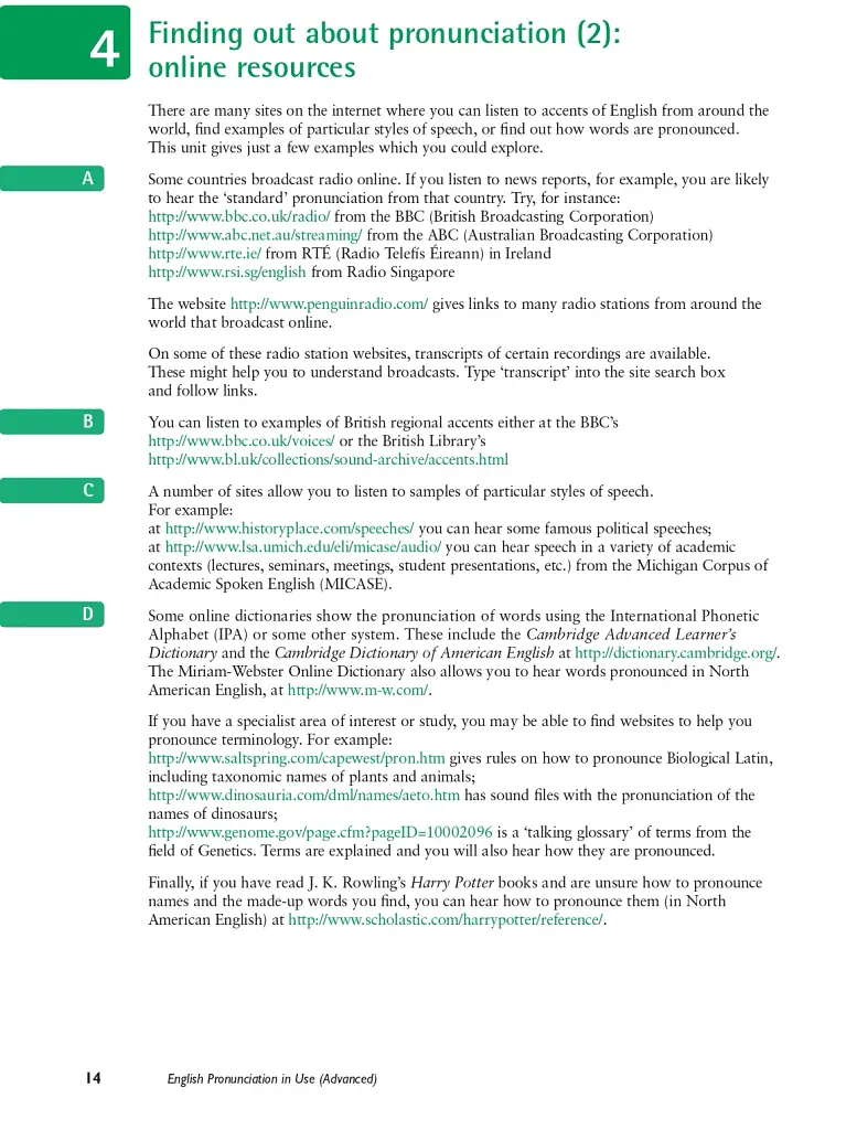 English Pronunciation in Use Advanced with Answers and Downloadable Audio - фото 8
