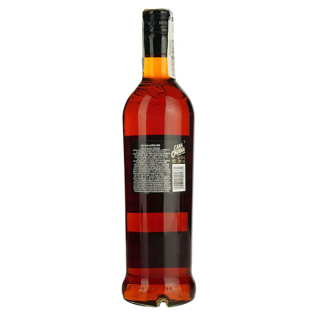 Ром Cana Caribia Black, 38%, 0,7 л - фото 4