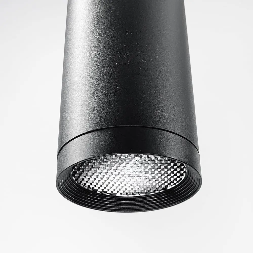 Точковий підвісний світильник у чорному корпусі 28х8 см потужністю 30W | Арт. LPR 30W BK | Line F - фото 2