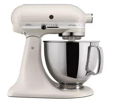 Кухонна машина KitchenAid Artisan 4,8 л 5KSM125EMH з відкидним блоком колір молочний коктель