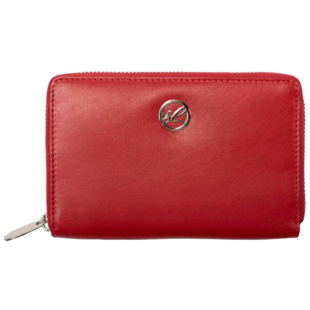 Гаманець жіночий шкіряний Semi Line RFID Red (P8271-2) - фото 4